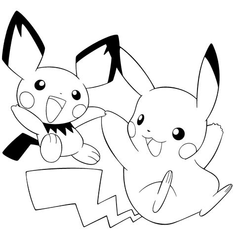 coloring pages pokemon pikachu|Pikachu Coloring Pages (Free PDF Printables)